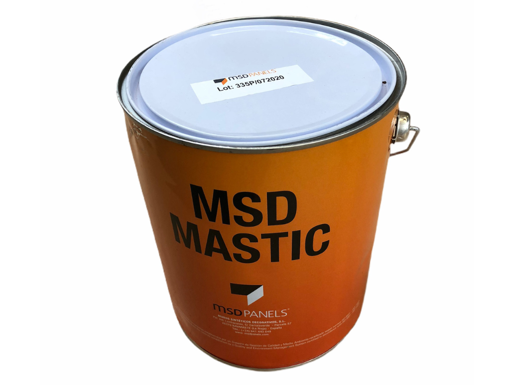 Mastic Spachtelmasse zu Steinpaneele