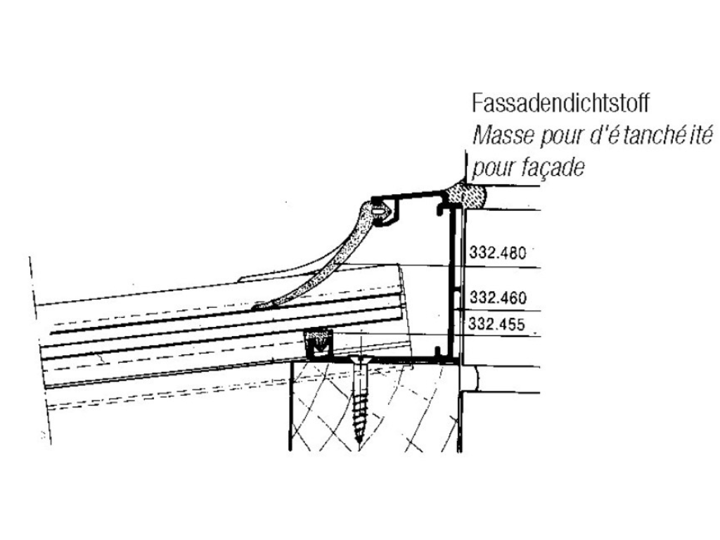 Raccord au mur pour 6/10/16mm