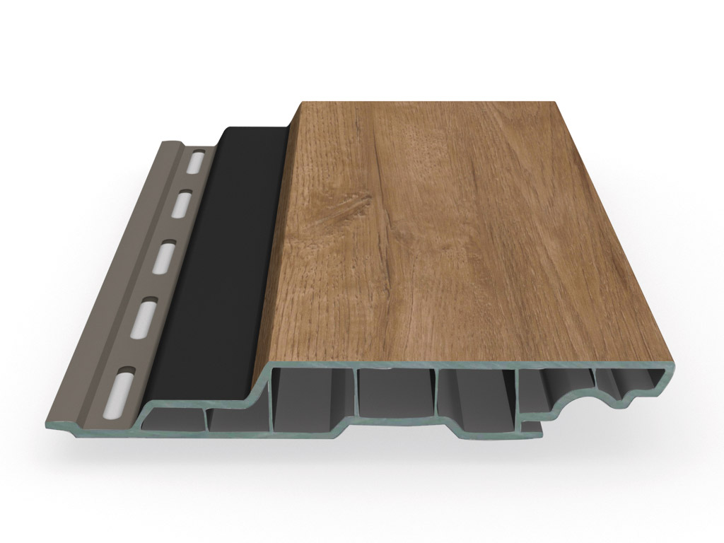 PVC-Fassadensystem ECO+