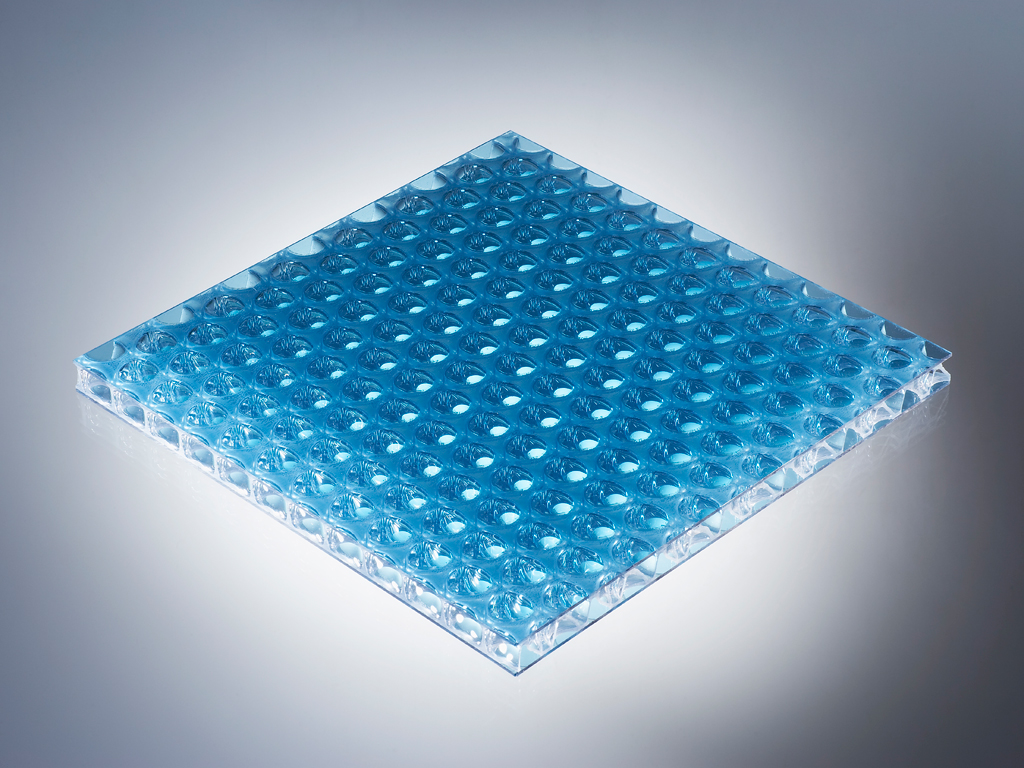 clear-PEP UV PC color bleu clair
