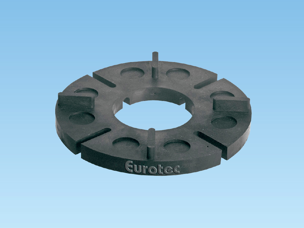 Plattenlager aus EPDM, trittschall-