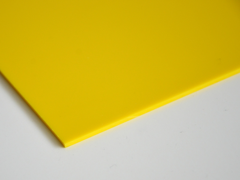 Polystyrol 2 mm gelb/jaune
