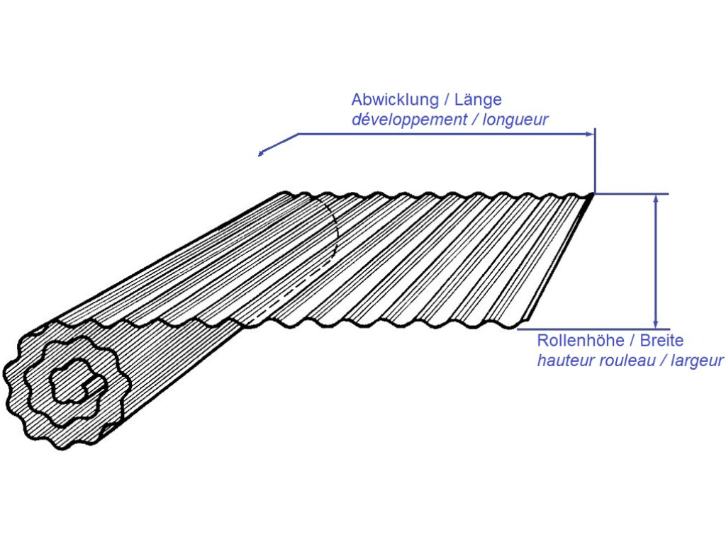 POLY-CLAIR Rollenpolyester grün